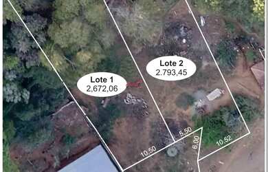 Imagem: O terreno possui 2.672m² de Área e está localizado em Inácio