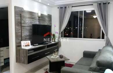 Imagem: O apartamento possui 2 Dormitórios, 1 Banheiro, 1 Vaga na garagem