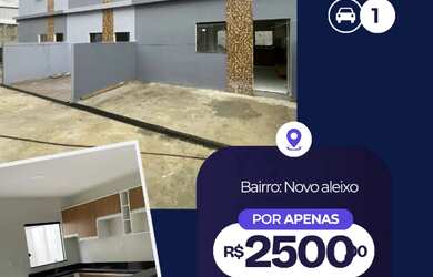 Imagem: A casa possui 2 Dormitórios, 2 Banheiros, 1 Vaga na garagem