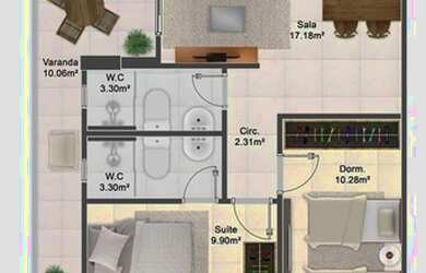 Imagem 8: PRAIA GRANDE - Apartamento Padrão - BALNEARIO MARACANA