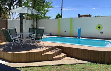 Imagem: A casa possui 3 Dormitórios, 4 Vagas na garagem e está localizado