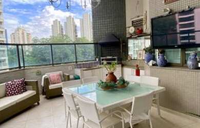 Imagem: O apartamento possui 4 Dormitórios, 5 Banheiros, 3 Vagas na