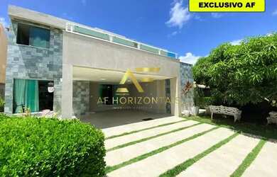 Imagem: A casa em condomínio possui 4 Dormitórios, 5 Banheiros, 4