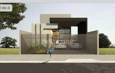 Imagem: A casa possui 3 Dormitórios, 2 Banheiros, 4 Vagas na garagem