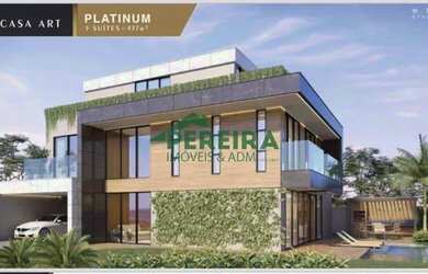 Imagem: A casa em condomínio possui 5 Dormitórios, 5 Banheiros, 4