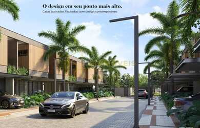 Imagem: A casa possui 4 Dormitórios, 4 Banheiros, 2 Vagas na garagem