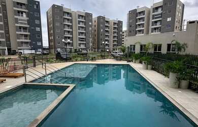 Imagem: O apartamento possui 2 Dormitórios, 1 Banheiro, 1 Vaga na garagem