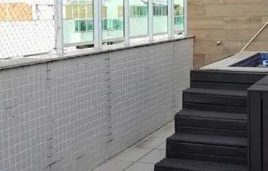 Imagem: O apartamento na cobertura possui 3 Dormitórios, 2 Banheiros