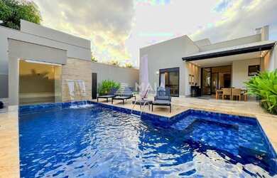 Imagem: A casa em condomínio possui 3 Dormitórios, 5 Banheiros, 5