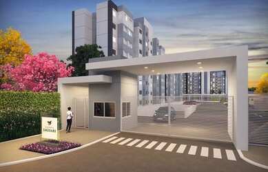 Imagem: O apartamento possui 2 Dormitórios, 1 Banheiro, 1 Vaga na garagem