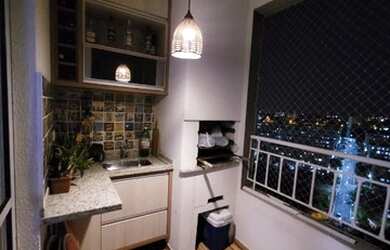 Imagem: O apartamento possui 2 Dormitórios, 2 Banheiros, 1 Vaga na