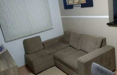 Imagem: O apartamento possui 2 Dormitórios, 1 Banheiro, 1 Vaga na garagem