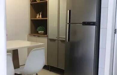 Imagem: O studio possui 1 Dormitório, 1 Banheiro, 1 Vaga na garagem