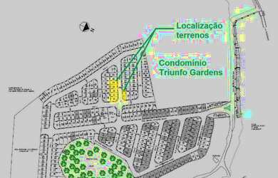 Imagem: O terreno possui 200m² de Área e está localizado em Parque