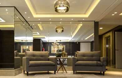 Imagem 2: Apartamento 1 dormitório mobiliado com suíte , lavabo e vaga