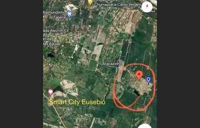 Imagem: O terreno possui 360m² de Área e está localizado em Aquiraz