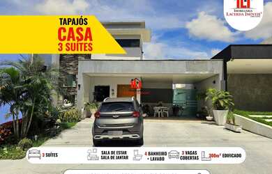 Imagem: A casa em condomínio possui 3 Dormitórios, 4 Banheiros, 4