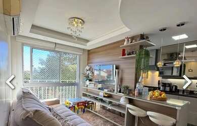 Imagem: O apartamento possui 2 Dormitórios, 1 Banheiro, 1 Vaga na garagem