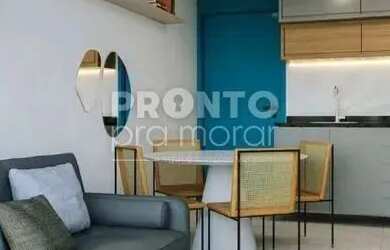 Imagem: O studio possui 1 Dormitório, 1 Banheiro, 5 Vagas na garagem