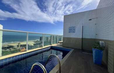 Imagem: O apartamento na cobertura possui 3 Dormitórios, 4 Banheiros