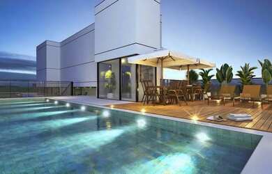 Imagem: O apartamento possui 2 Dormitórios, 1 Banheiro, 1 Vaga na garagem