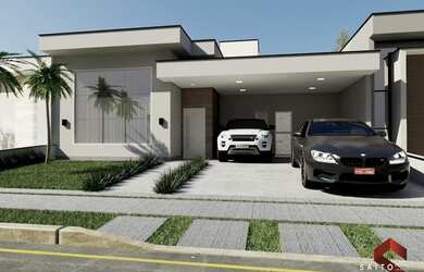 Imagem: A casa em condomínio possui 3 Dormitórios, 4 Banheiros, 4