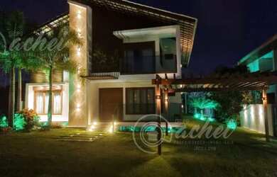 Imagem: A casa em condomínio possui 5 Dormitórios, 5 Banheiros, 5