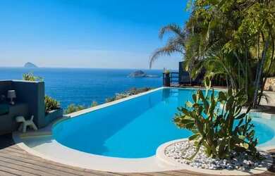 Imagem 1: Casa Cinematográfica entre o mar e montanha no Joá