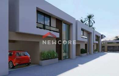 Imagem: A casa em condomínio possui 4 Dormitórios, 4 Banheiros, 2