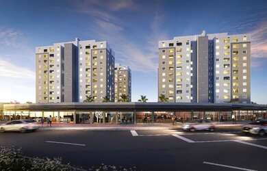 Imagem: O apartamento possui 2 Dormitórios e está localizado em Samambaia