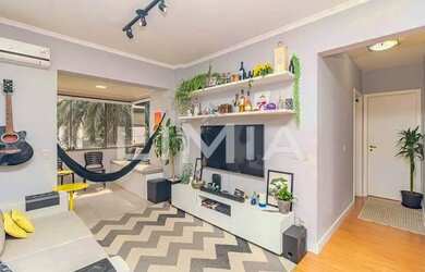 Imagem: O apartamentoe possui 2 Dormitórios, 3 Banheiros, 2 Vagas na