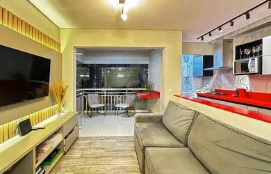 Imagem: O apartamento possui 2 Dormitórios, 2 Banheiros, 1 Vaga na