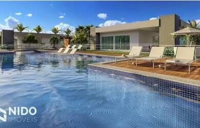 Imagem: A casa em condomínio possui 4 Dormitórios, 1 Banheiro, 2 Vagas