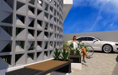 Imagem: O depósito para alugar possui 4 Vagas na garagem e 200m² de