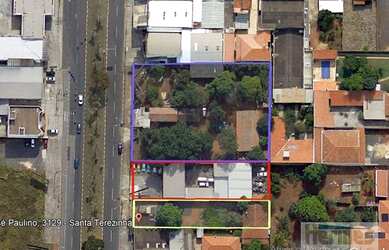 Imagem: O terreno possui 4.527m² de Área e está localizado em Paulínia