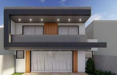 Imagem: A casa em condomínio possui 4 Dormitórios, 5 Banheiros, 4