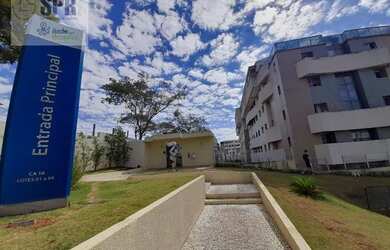 Imagem: O apartamento possui 1 Dormitório, 1 Banheiro, 1 Vaga na garagem