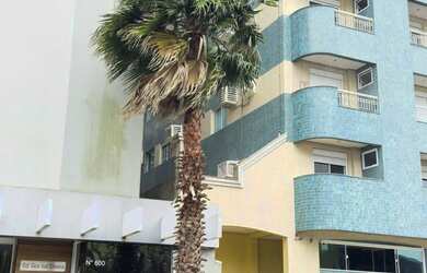 Imagem: O apartamento possui 1 Dormitório, 1 Banheiro, 1 Vaga na garagem