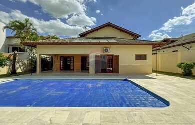 Imagem 7: Aluga-se casa térrea, com 4 suítes, ar condicionado, e piscina - Condomínio Vista Alegre S