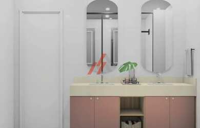 Imagem 12: Apartamento para locação em Barueri-SP, no Tamboré Alphaville: 1 quarto, 1 suíte, 2 salas