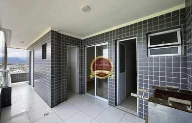 Imagem 2: Apartamento com 2 dormitórios para alugar, 79 m² por R$ 3.500,01/mês - Mirim - Praia Grand