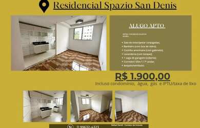 Imagem: O apartamento possui 2 Dormitórios, 1 Banheiro, 1 Vaga na garagem