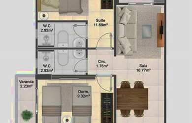 Imagem 11: PRAIA GRANDE - Apartamento Padrão - BALNEARIO MARACANA