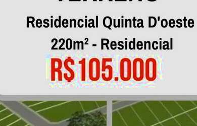 Imagem 1: FRANCA - Terreno Padrão - RESIDENCIAL QUINTA D x27 OESTE