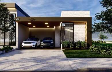 Imagem: A casa em condomínio possui 3 Dormitórios, 4 Banheiros, 2