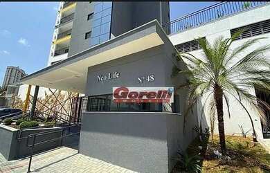 Imagem: O apartamento possui 1 Dormitório, 1 Banheiro, 1 Vaga na garagem