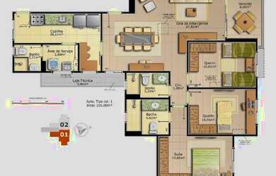 Imagem 10: Ville de France - Apartamento Novo, 3 Quartos, Campos dos Goytacazes