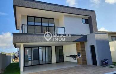 Imagem: A casa em condomínio possui 4 Dormitórios, 5 Banheiros, 246m²