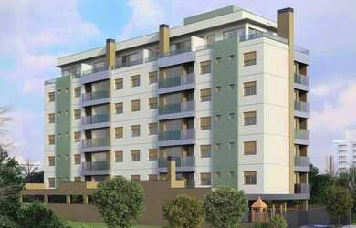 Imagem: O apartamento na cobertura possui 3 Dormitórios, 2 Banheiros