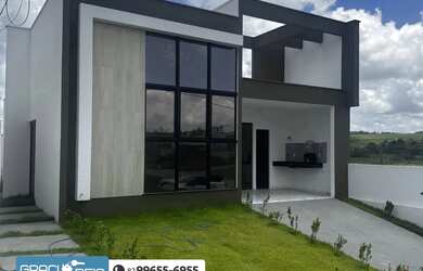 Imagem: A casa em condomínio possui 3 Dormitórios, 2 Banheiros, 2